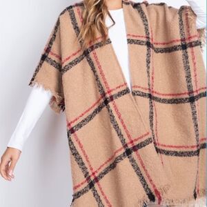 NWT Soft thick poncho SALE!